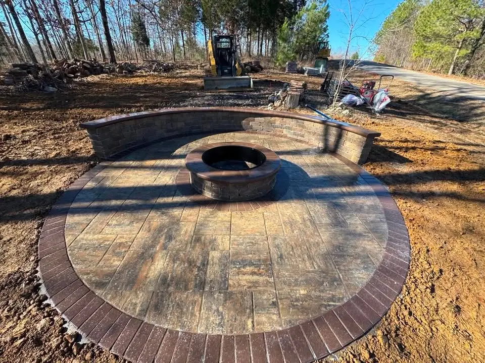 Custom paver walkway installation