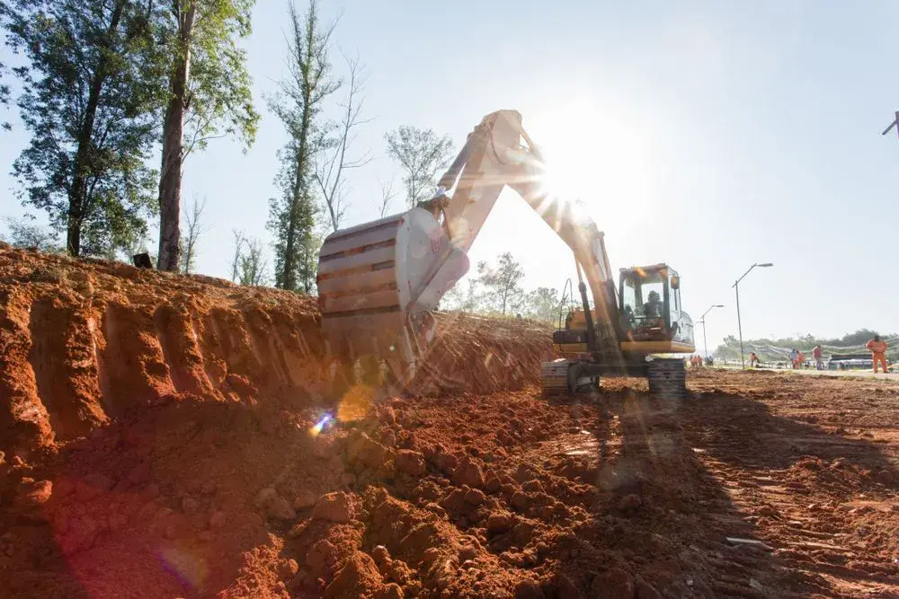 Land clearing with heavy equipment and machinery performed by The Muscle
